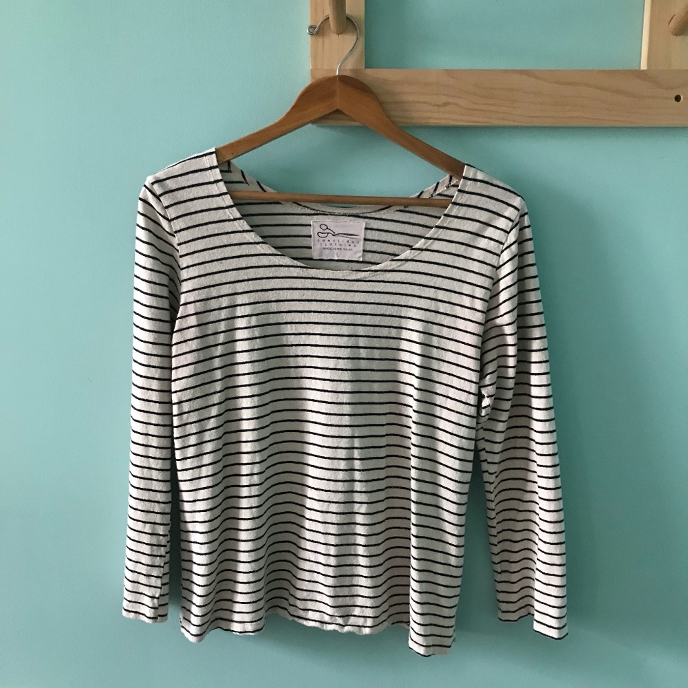 Conscious Clothing Riverside Scoop Top Handmade Hemp/Organic Cotton Jersey